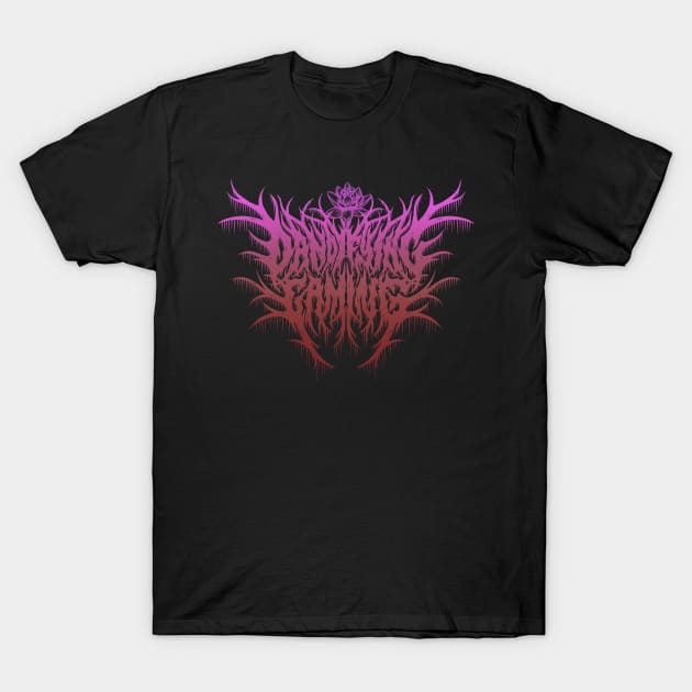 Dandifying Gaming Metal Band PINK/RED T-Shirt by Dandifying